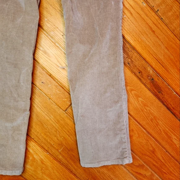 Bandolino Jeans Mandie light brown corduroy straight leg pants missy size 6 - Picture 13 of 13